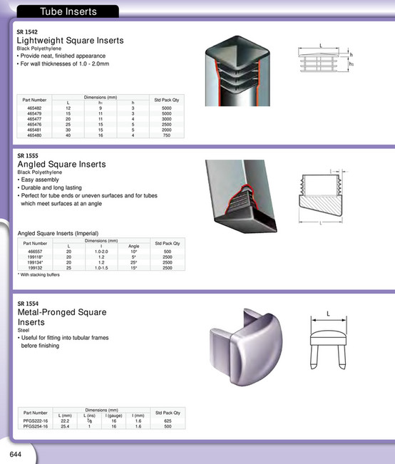 Es51 Insert Essentra Components | e-Catalogue | Portfolio - Page 642-643